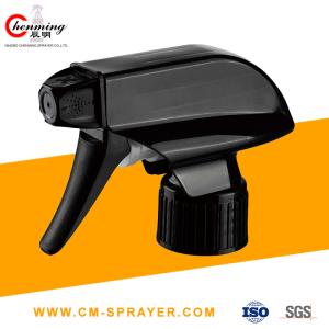 Quality 28-400 28/410 Plastic Trigger Sprayer Black Water Fine Mist Bottle Lids Adjustable Nozzle Leak Proof wholesale