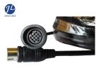 Reverse Monitor Camera 13 Pin Din Cable , 10M Vehicle Monitoring System Wiring