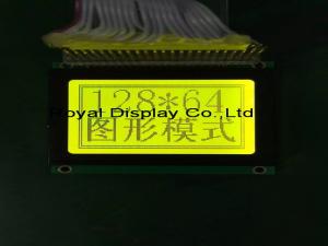 Quality 128 X 64 Graphic Lcd Display , Lcd Dot Matrix Display 5v Power Supply wholesale