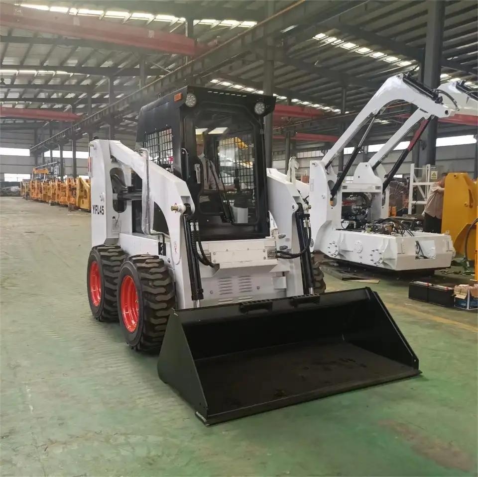 Hydrostatic Mini Skid Steer Loader for Construction CE EPA Certified and Four-wheel Drive