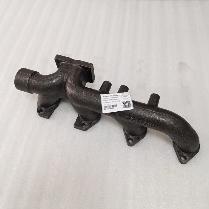 Wheel Loader Parts Exhaust Manifold 6745-11-5210 6745115210 For WA430