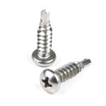 Stainless Steel Self-Tapping Screw Drill Tail Self Drilling Screws 410 SS Cross