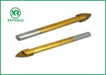 Titanium Coated Metric Masonry Drill Bits Round Shape 3 - 16MM Length
