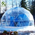 Mini PVC Geodesic Expo Dome Tent Round Clrar Roof Garend Igloo