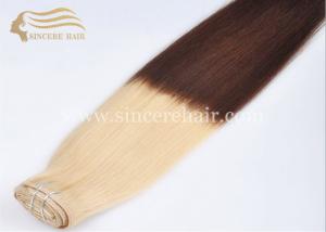 Quality Hot Sale 26&quot; Clip In Hair Extensions for sale - 65 CM 8 PCS A Set 130G Ombre Clip In Remy Human Hair Extensions for Sale wholesale