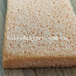 Quality Soft Flexible Close Surface Silicone Sponge Sheet , High Density Silicone Rubber Foam wholesale