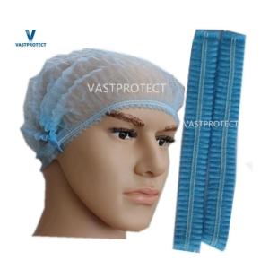 Quality Sterilized Nonwoven PP Disposable Cap Strip Cap Mob Cap Bouffant Cap wholesale