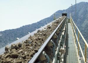 Quality Fixed Inclined 206t/h 600MM Gold Stone Conveyor Belt For Mine wholesale