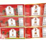 BOPP Film Printable Adhesive Labels Sauce Jar CMYK Stickers For Packaging Food