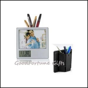 Quality desk fold calendar pen holder with your photo souvenir wholesale