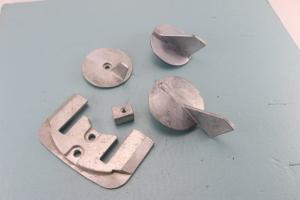 Quality Zinc Marine Sacrificial Anodes Customized Dimension For Boats / Ships wholesale