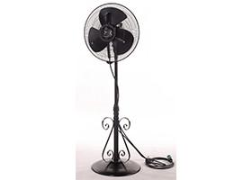 Quality Oil Rubbed Bronze 16 Inch Retro Floor Fan , Hydroponic Antique Floor Fans wholesale