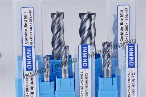 Quality 2.5mm cutting 4mm shank AlTiN Coating Square End Mill 4 Flute carbide milling cutters 50mm Length upto HRC50 wholesale
