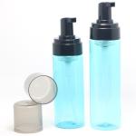 Mousse / Cleansing Foam Treatment Pump Bottles , Blue Chemical Resistant Spray