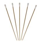 Long Handle Cotton Swabs Cleanroom Consumables 6 Inch Standard Paper / Wood