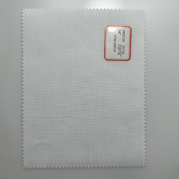 Customized TC Polyester Cotton 110*76 For Dyeing Printing And Bleaching