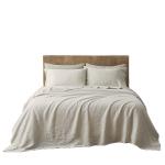 Queen Size Stone Washed French Linens Bedding Set of 4 100% Pure Flax Linen