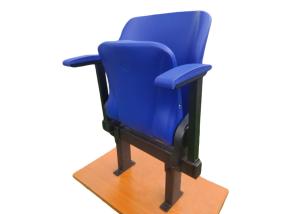 Quality Football Court Plasitc Folding Sports Stadium Seats With Polymer Armrest wholesale