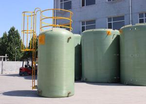 Quality Filament Winding Cylindrical FRP Chemical Tank Vertical 18000 Gallon wholesale