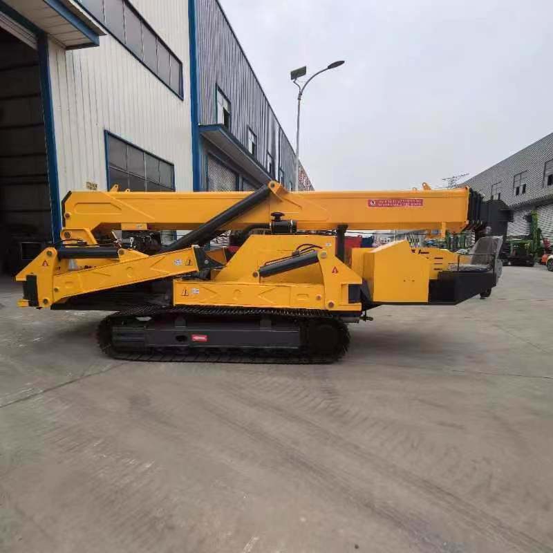 8t Mini Crawler Spider Crane Telescopic Boom Building Materials Shops Mobile Mini Spider Crane for Lifting