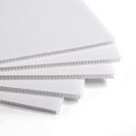 Polypropylene Corflute Sheet Customized Recycled Rigid Corrugated Plastic Sheet