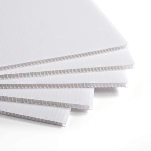Quality PP Corrugated Plastic Sheet Corflute Board Foldable Lightweight Customized Durable wholesale