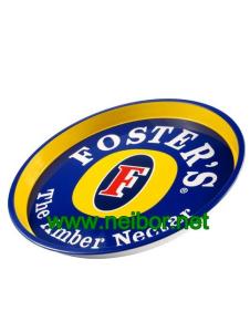 Quality round metal tin serving tray wholesale