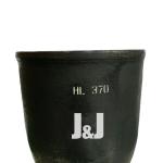 Round Silicon Carbide Graphite Crucible For Melting Aluminum Oxidation