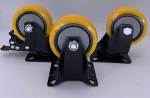 Industrial 75MM TPE Medium Duty Caster Wheels With PP Core