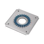 24 Ports SC UPC Connector Polishing Fixture Jig Heat Treated For Fiber Polisher