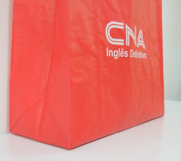 Red Bulk wholesale recyclable china laminated pp woven bag