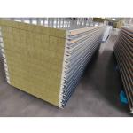 Noise Reduction Rock Wool Sandwich Insulation Panel For Steel Thickness 0.4 - 0