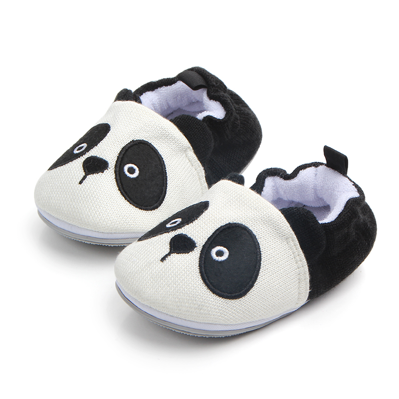 2019 fashion Rubber sole Cotton fabric cute panda lovely infant baby toddler shoes