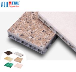 Quality Fireproof Stone Honeycomb Panel Nano Aluminum Composite 6mm Marine wholesale