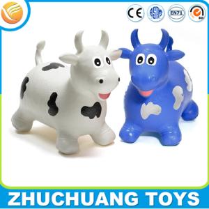 Quality plastic toy jumping cow animal ride wholesale