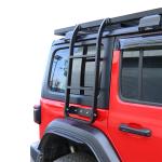 Universal Car Roof Ladder Durable Black Powder Coat Finish for Easy Roof