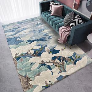 Quality Handmade Customized Wool Bedroom Floor Carpets Living Room Dining Room Floor Mat wholesale