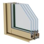 3-6m Aluminum Sliding Windows Profile Extrusion Powder Coating