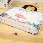 Biodegradable Bottom Gusset White Printed Plastic Bag