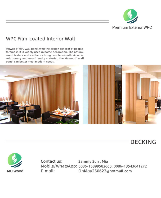 Building Composite Wall Panel Lightweight Exterior Composite Wood Panels