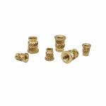 Hot Melt Copper Nut Soil Eight Pairs Of Twill Copper Flower Mother Brass Insert