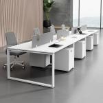 Open Working Area Office Furniture Workstations with Melamine Surface Wooden