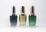 Custom Color Glass Empty Hair Oil Bottles Hot Stamping