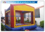 Mini Printing Inflatable Bungee Jumping Bouncer , Inflatable Bouncy Castle Toy