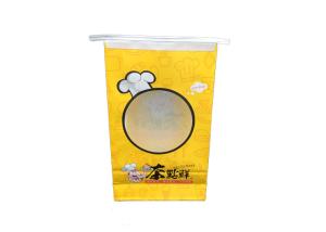 Quality Recyclable Bakery Packaging Bags , Tin Tie Bags With Window Offset Printing wholesale