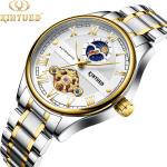 Fashionable Design Tourbillon Mechanical Watch Good Luster Gold Case