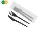 Biodegradable CPLA Cutlery Kit Disposable Eco Friendly Compostable