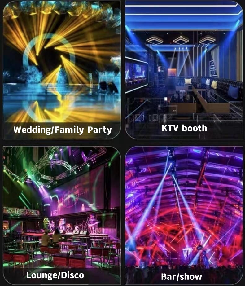 150W LED Moving Head Beam Light for DJ Disco Stage Lighting Color Rendering Index Ra 95