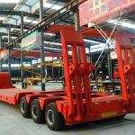 60 Tonne Cometto Low Boy Semi-Trailer for Indonesia's Construction Industry