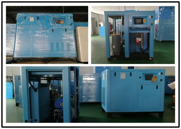 Single Stage Portable Screw Air Compressor , Low Decibel Air Compressor 37kw 50